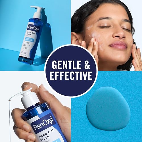 PanOxyl Acne Gel Wash with 2% Salicylic Acid, 6.5 fl oz - Gel-to-Foam Cleanser for All Skin Types