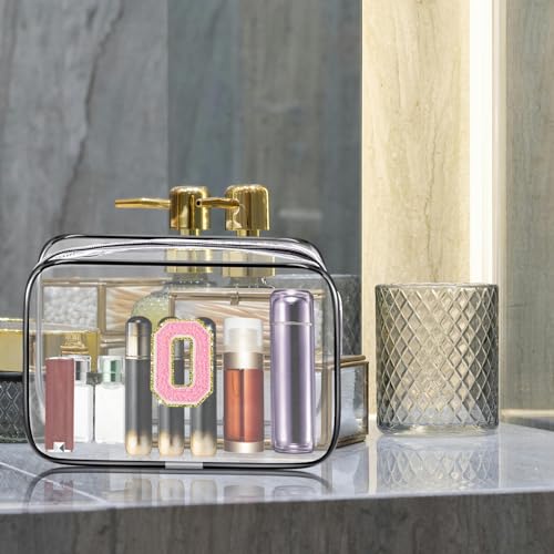 TSA Approved Clear Toiletry Bag - Portable Makeup Organizer for Travel