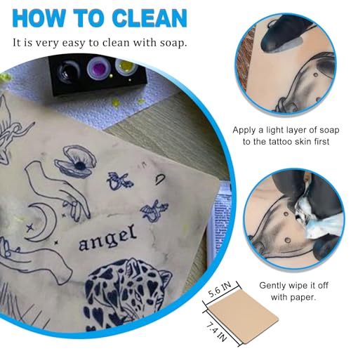 Emalla 8Pcs 3MM Silicone Tattoo Practice Skin for Artists
