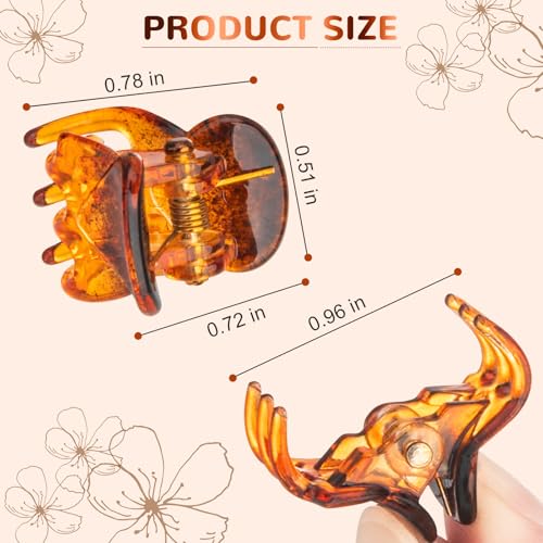 Mini Hair Claw Clips Set - 48 Durable Clips for Women & Kids