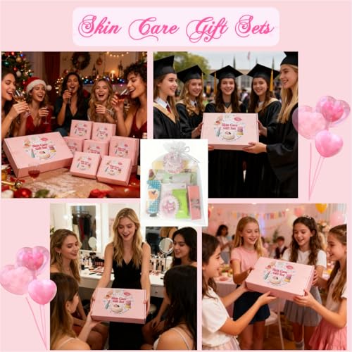 77PCS Spa Party Supplies Kit for Girls - Facial Masks & More