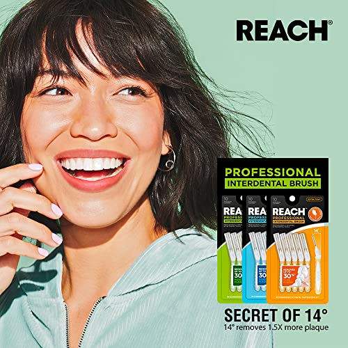 Reach Interdental Brushes, 1.3mm Wide, 20 Pack – Gum Protection & Plaque Removal