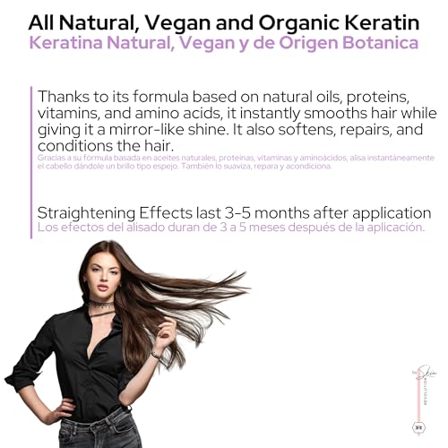 Ritual Bot?nico Keratina Org?nica | Treatment to Straighten, Repair and Relax Hair | All Natural, Organic & Vegan Ingredients | Product of Colombia| Keratin Medium, 250ml/8.45 Fl Oz)