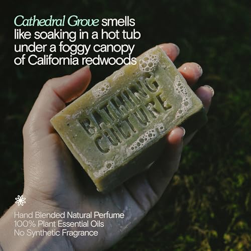 Bathing Culture Organic Exfoliating Soap Bar with Chlorella & Aloe, 4.58 oz