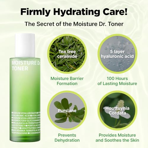 ISOI Moisture Dr. Soothing Toner with Tea Tree Ceramide - 4.39 fl oz