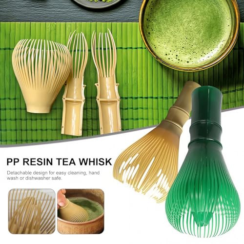 Reusable Resin Matcha Whisk Chasen for Japanese Tea Preparation