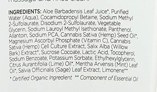 Andalou Naturals Men's Face Wash with CannaCell, 6 oz - Energizing Cleanser