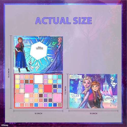 Disney Frozen 55-Well Face Palette with 50 Eyeshadows & Blush