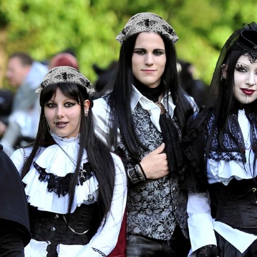 Gullora Bat Variation Gothic Crochet Bandana for Women – Handmade Triangle Knit Head Scarf