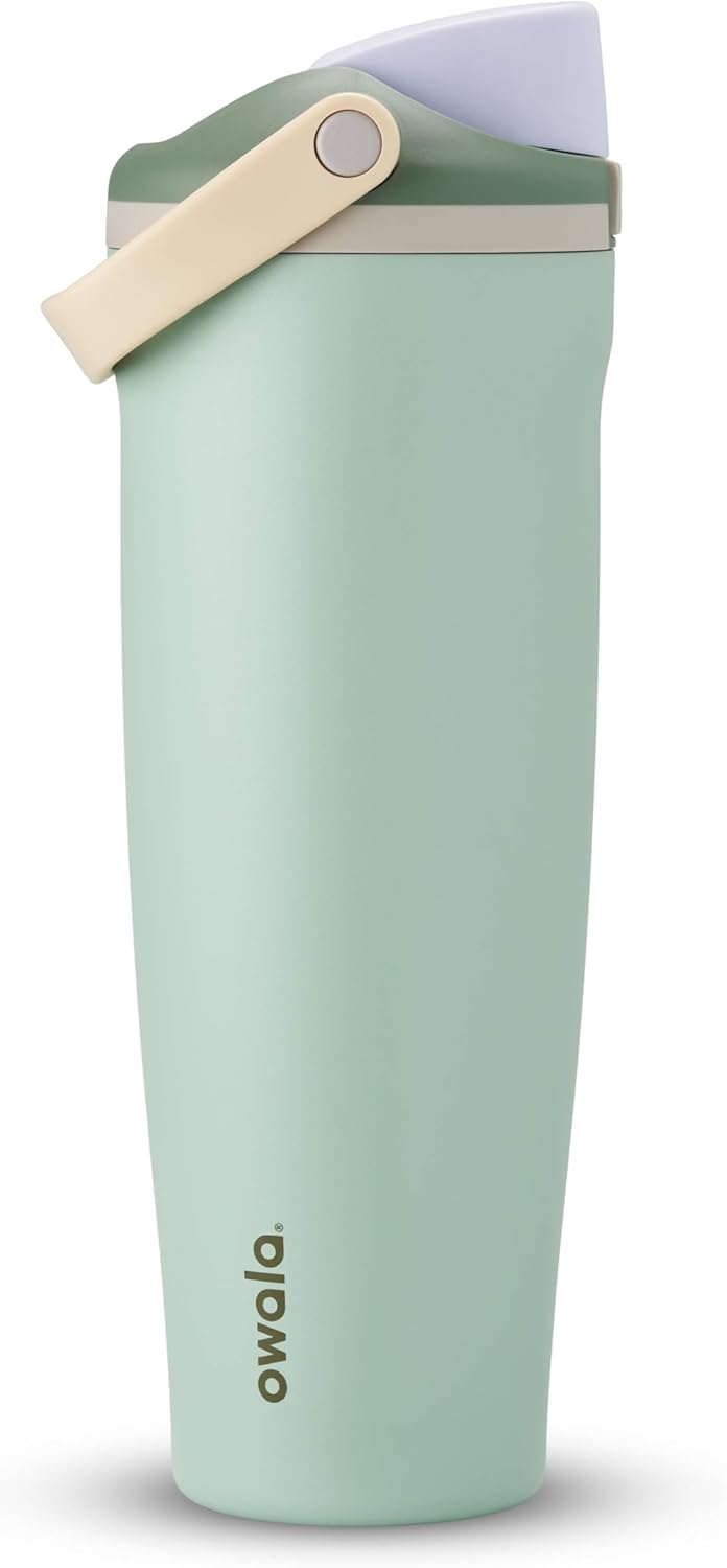 Owala FreeSip Sway Insulated Stainless Steel Water Bottle - 40oz, Two-Way Spout, BPA Free, Leak Proof, Ideal for Travel & Sports