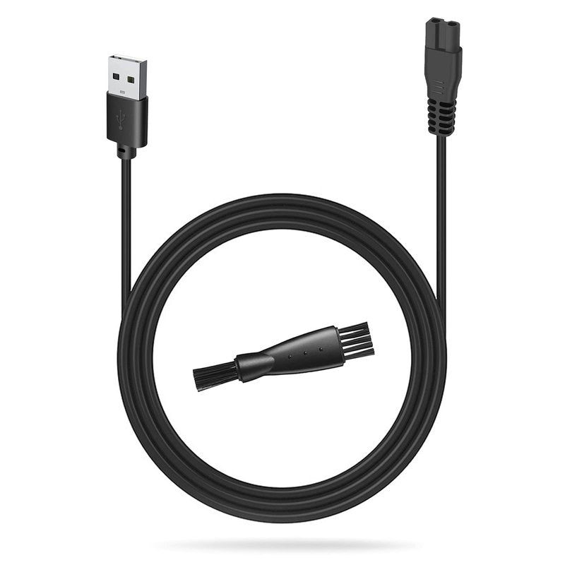 uijino oneisall Dog Clippers Charger, 5V USB Charging Cord for oneisall Dog Paw Trimmer, Replacement Charging Cable Line for Small Dog Cat Grooming Clippers with Cleaning Brush, 3.3ft Power Cord