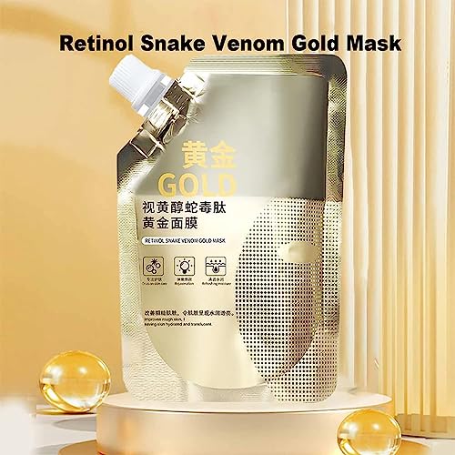 Retinol Snake Venom Gold Peel Mask Set - Rejuvenating Facial Mask 2Pcs