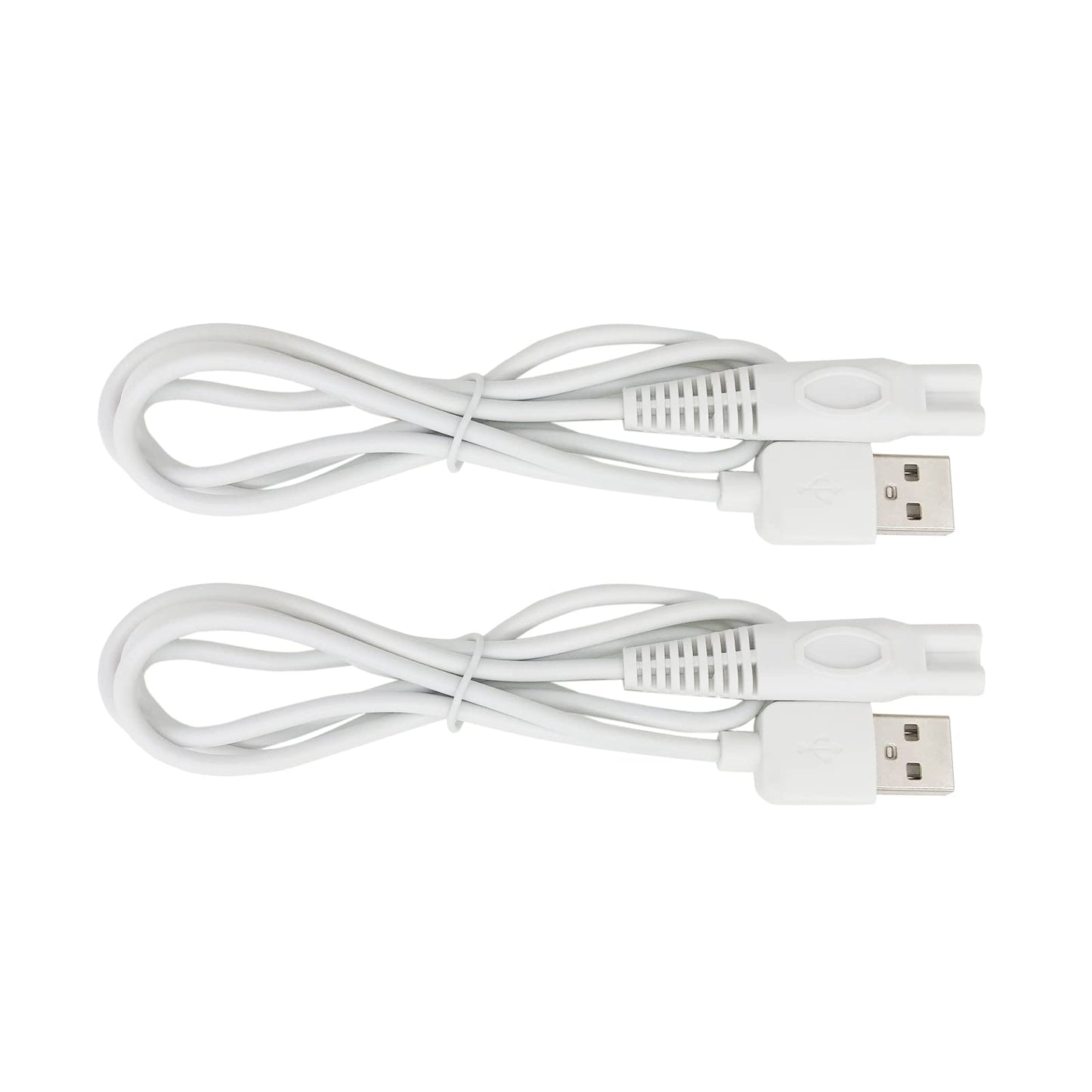 Charger Cord Replacement for Finishing Touch Flawless Legs Shaver Women Electric Trimmer - 5V USB Power Cable (2-Pack) (NOT for Flawless body razor and Flawless Nu razor)
