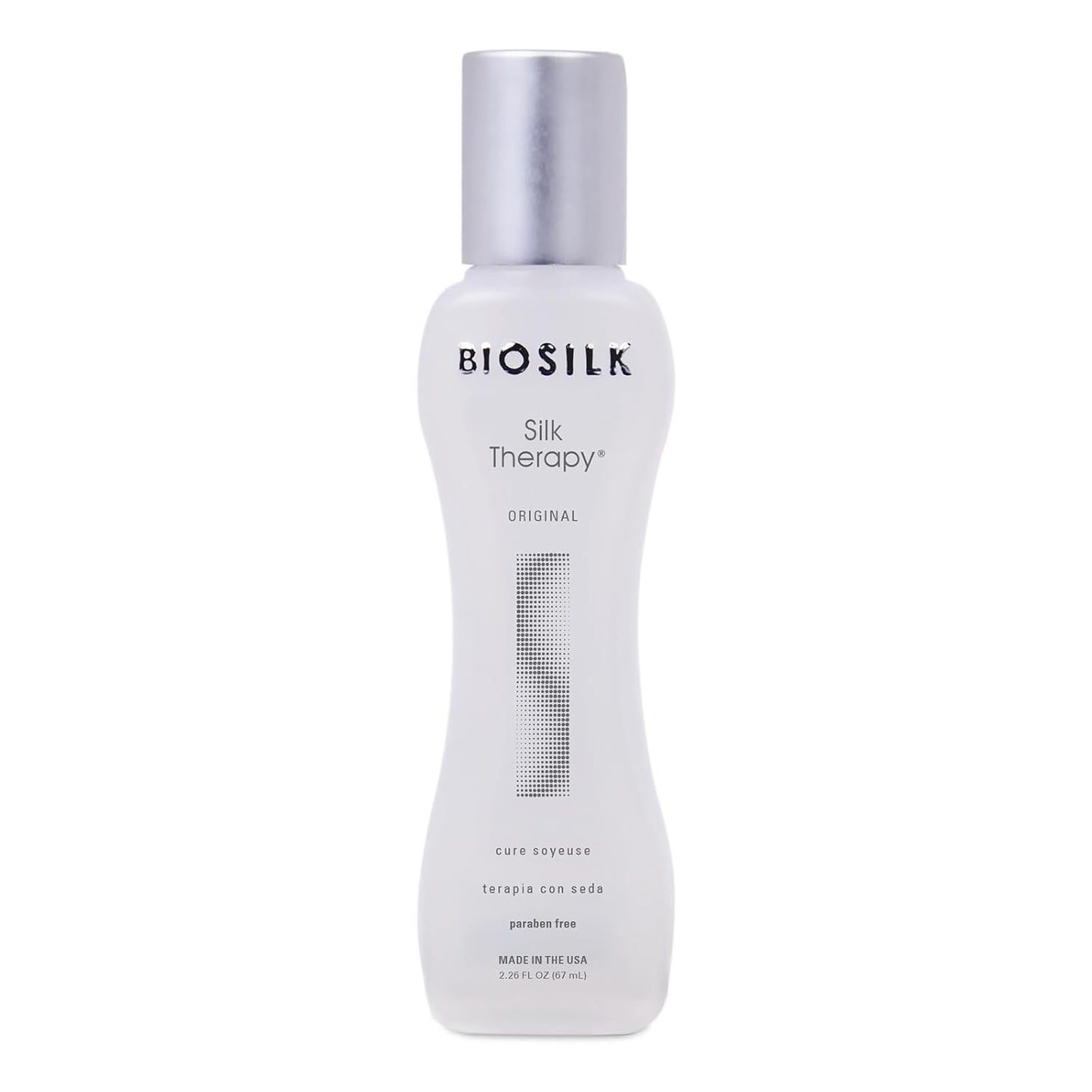 BioSilk Silk Therapy Leave-In Hair Treatment - Reconstructs, Adds Shine & Smooths | 2.26 Oz