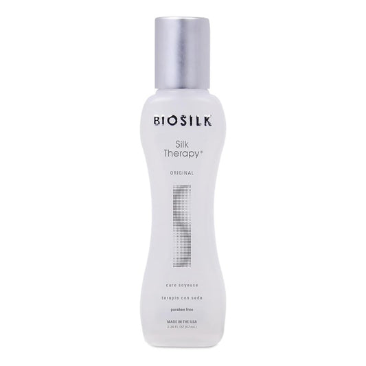 BioSilk Silk Therapy Leave-In Hair Treatment - Reconstructs, Adds Shine & Smooths | 2.26 Oz