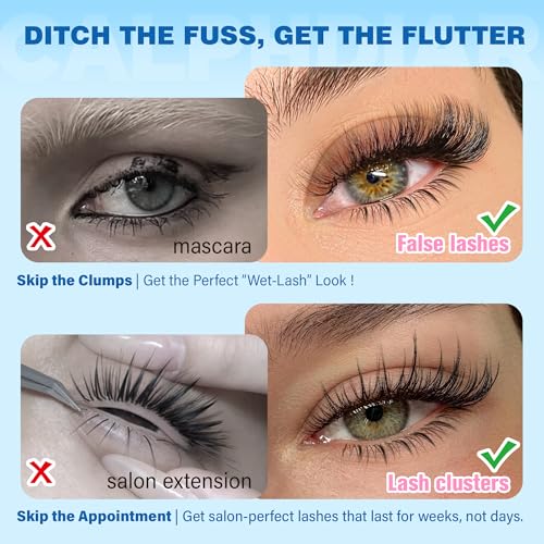 Calphdiar C Curl Soft Definition Bottom Lash Clusters for Natural Eye Look