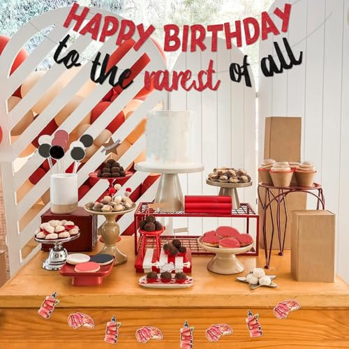 Beefsteak Birthday Party Decorations - BBQ Banner & Garlands