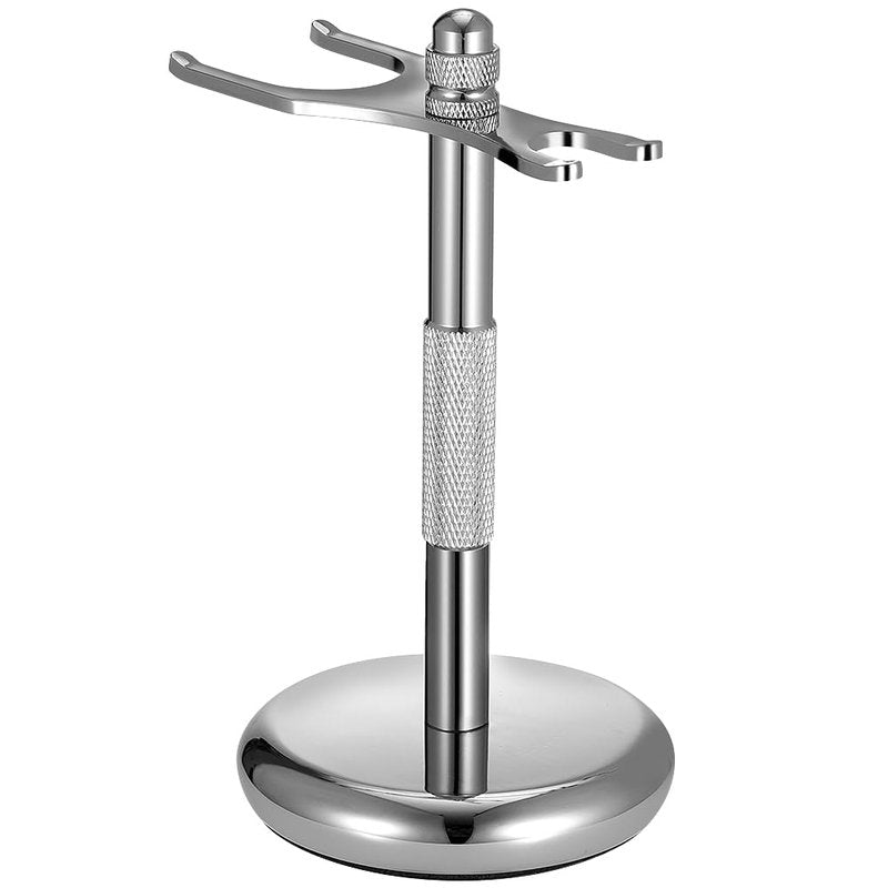 Nfijnlt Safety Razor Holder Stand, Safety Razor Stand for Men, Razor and Shaving Brush Holder Stand, Metal Base for Added Stability and Long-Lasting Use