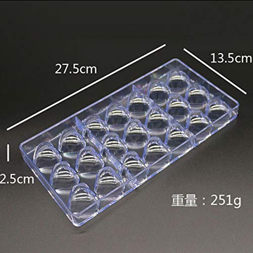 Polycarbonate Chocolate Mold for Mini Heart Shapes | Durable DIY Tool