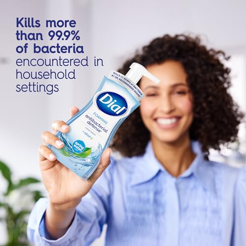 Dial Antibacterial Foaming Hand Wash - Spring Water, 7.5 fl oz (Pack of 2)