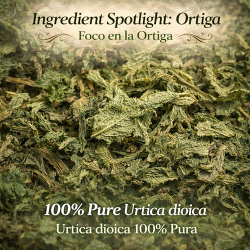100% Natural Ortiga Herbal Tea - Caffeine-Free Loose Leaf, 4 oz