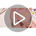 30 Sheets 3D Flower Nail Art Stickers - Self-Adhesive Nail Decals