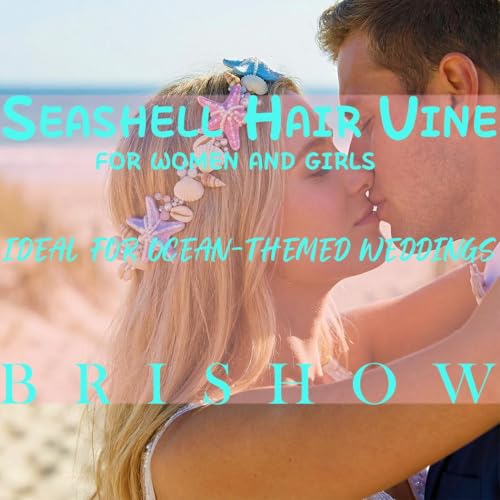 Brishow Starfish Mermaid Headband - Seashell Wedding Hair Accessory