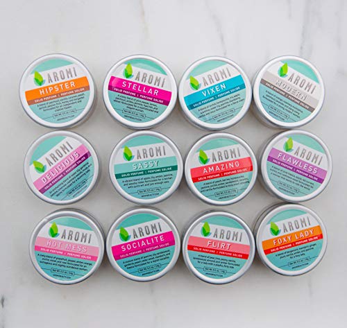 Aromi Delicious Solid Perfume Honeysuckle Tuberose Gardenia – Portable Fragrance