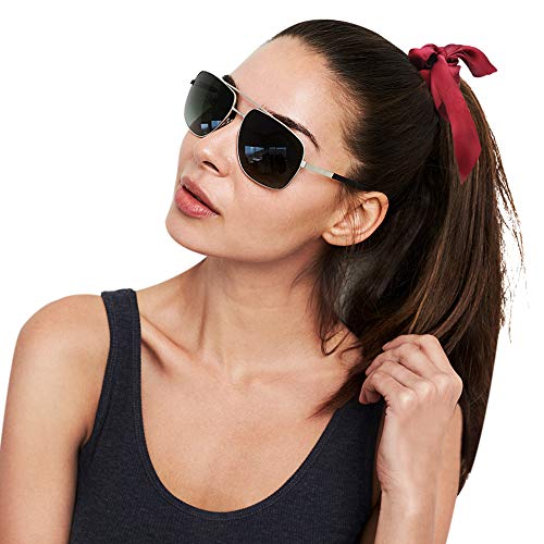 ANBALA C-6 Silk Chiffon Scrunchies Set 18 Pcs Hair Accessories with Bow for Women & Girls
