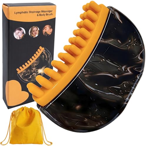 Silicone Gua Sha Face Brush for Lymphatic Drainage and Facial Contouring