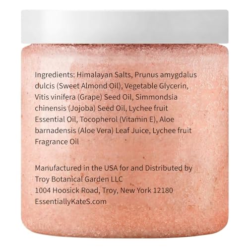 Essentially KateS Himalayan Salt Body Scrub with Almond Oil – 10 oz (Variation: Himalayan Salts)