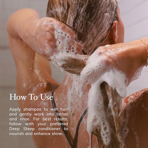 Deep Steep Nourishing Volume Shampoo 17 oz - Sulfate-Free Vegan Formula