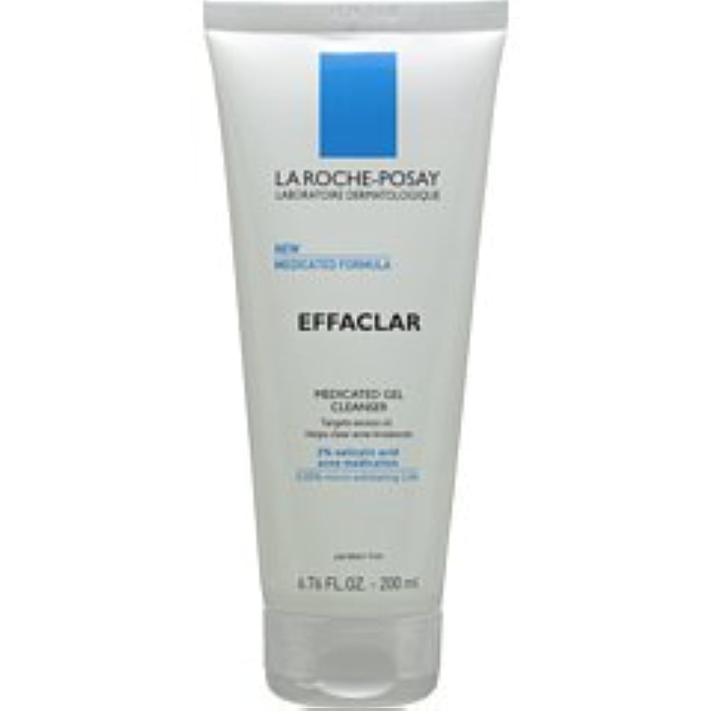 La Roche-Posay Effaclar Medicated Gel Cleanser - 2% Salicylic Acid Foaming Acne Wash | Oil-Free, Targets Excess Oil