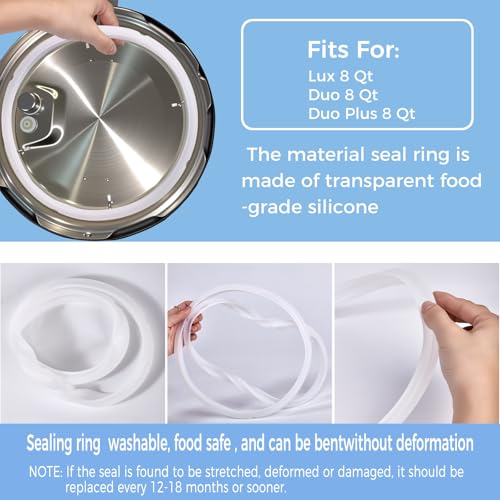 13-Piece Replacement Parts Set for 8 QT Electric Pressure Cooker