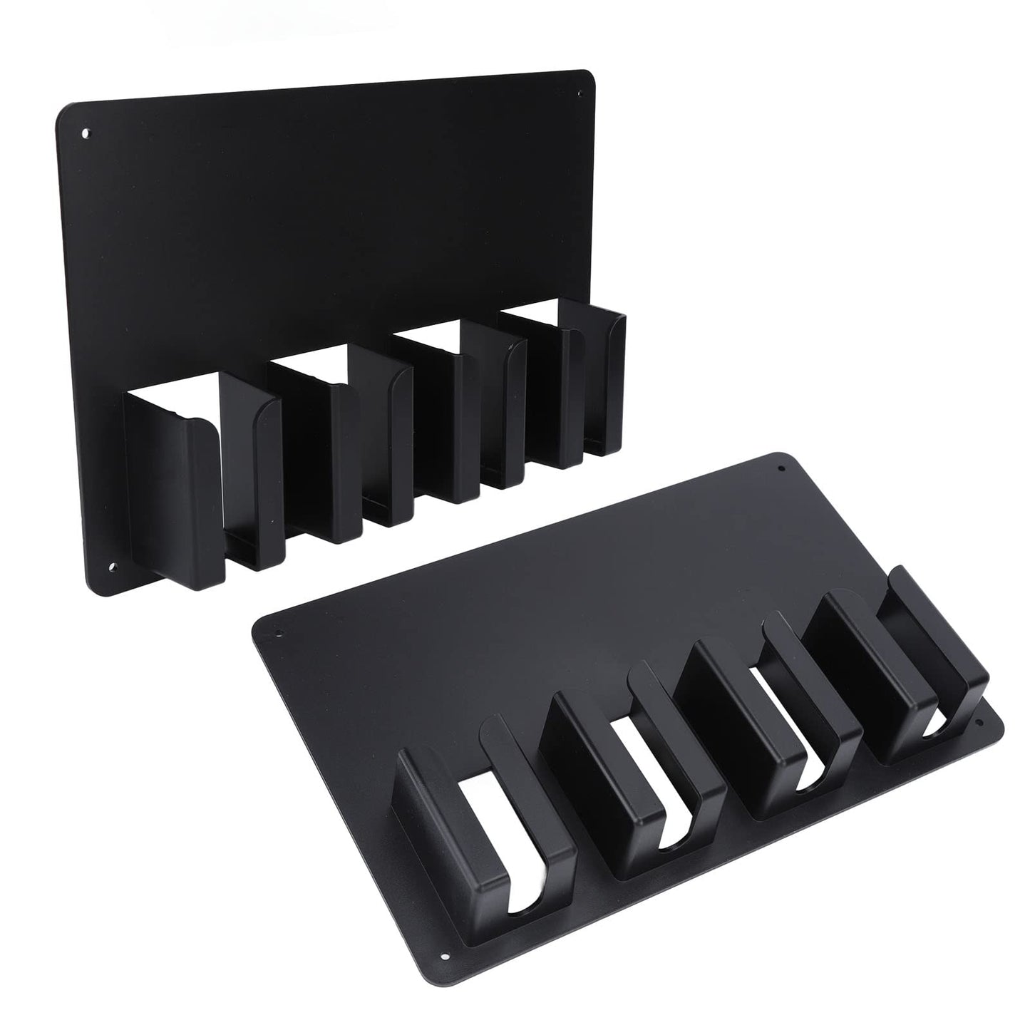 Agatige Hair Clipper Hanger Holder, Wall Mount Hair Clipper Storage Rack Large Storage Space Display Rack Hanging Barber Work Station Clipper Holder for Home Hair Salon