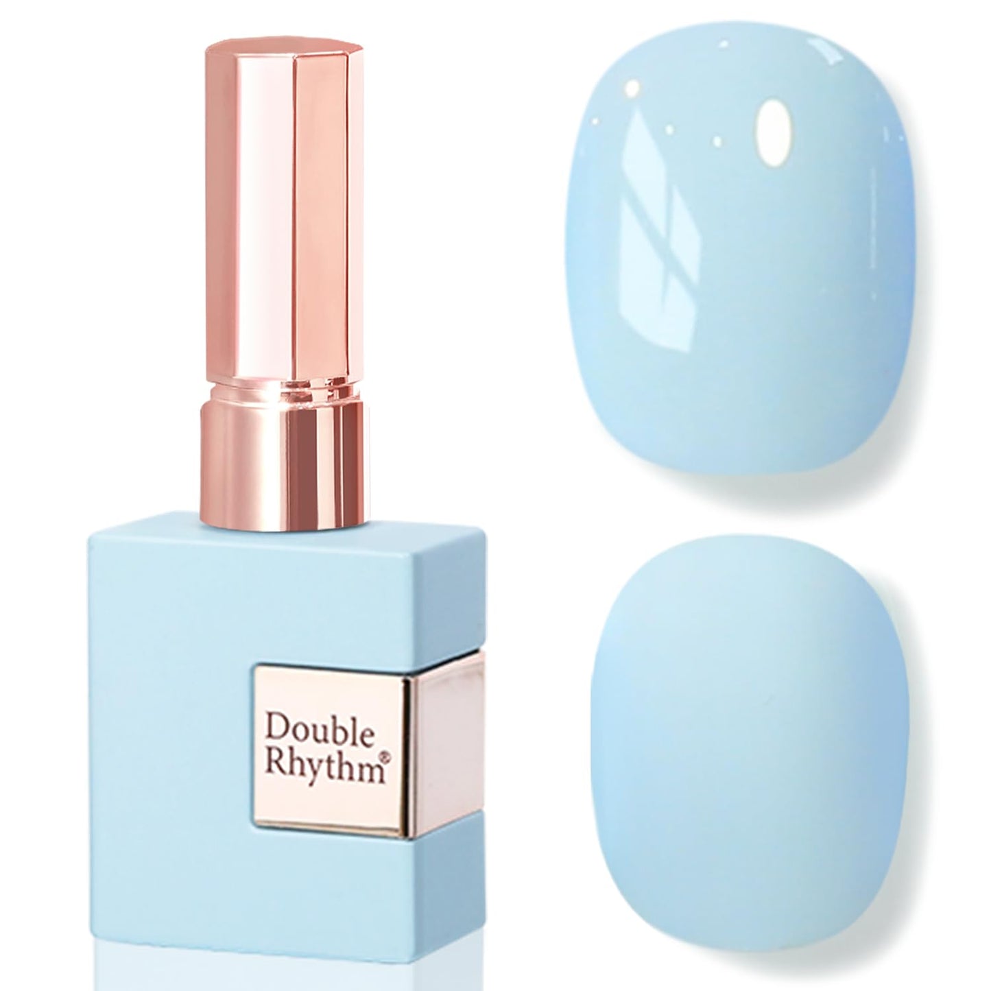 Gel Nail Polish - Translucent Light Milky Pastel for DIY Manicure | 0.5 Oz Rose Pink