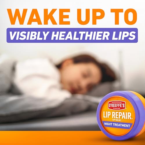 O'Keeffe's Lip Repair Night Treatment Balm - 0.25 oz for Dry Cracked Lips