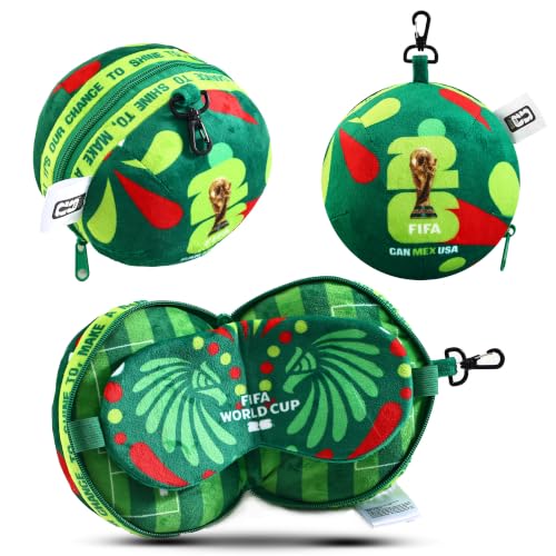 FIFA World Cup 2026 Soccer Ball Travel Pillow & Eye Mask Set