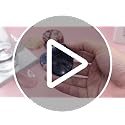 Kambaba Jasper Thumb Worry Stone - Hand Carved Healing Crystal for Stress Relief