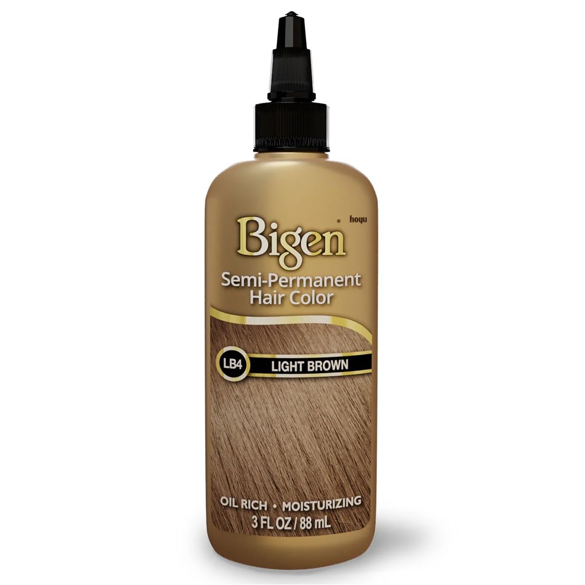 Bigen Semi-Permanent Hair Color - Rich Amber Shade, 3 oz | Long-Lasting Color & Shine