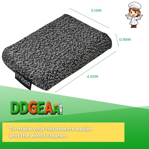 Heavy Duty Non-Scratch Kitchen Sponges - 2 Pack, Durable & Multi-Purpose