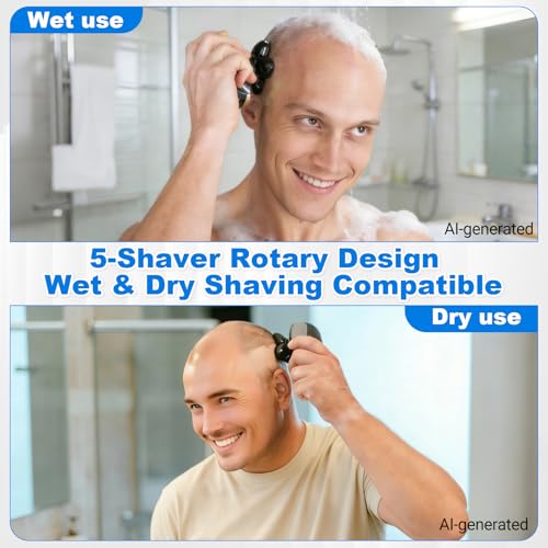 3 Pack Replacement Blades for Freebird Head Shaver | 5-Blade Refills