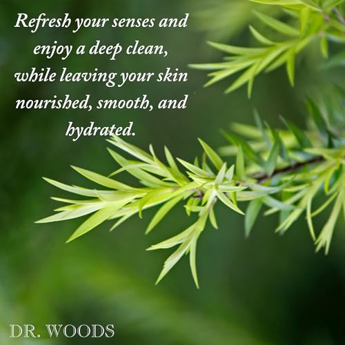 Dr. Woods Tea Tree Liquid Castile Soap - Moisturizing Body Wash, 16 Fl Oz