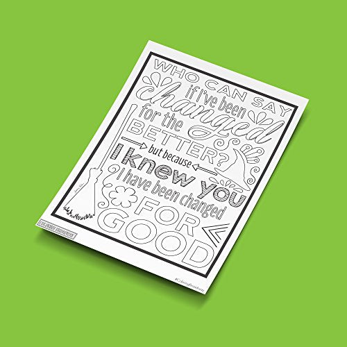 Wicked Inspired Coloring Pages Set of 4 - Musical Theater Art