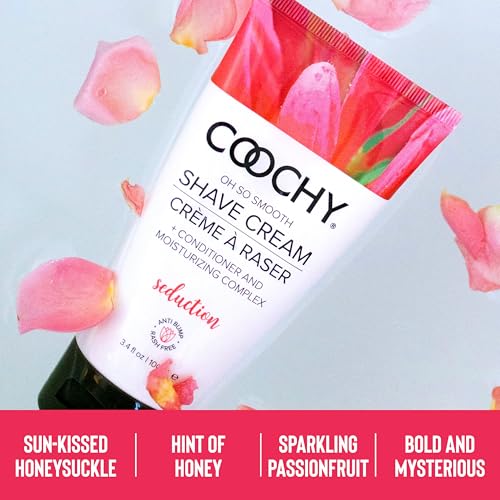 Coochy Seduction Moisturizing Shave Cream for Sensitive Skin - 7.2 oz
