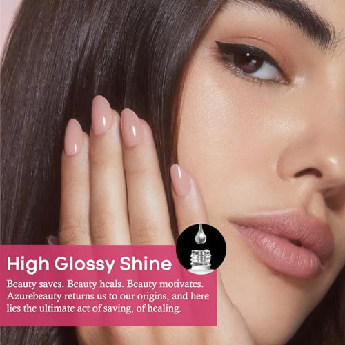AzureBeauty Dip Powder Liquid Set 4+4pcs, 15ml Nail Kit for DIY & Salon
