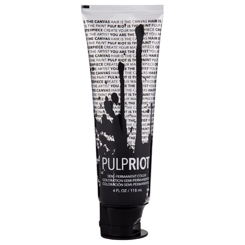 Pulp Riot Semi-Permanent Hair Color - NeoPop Nuclear 4oz | Vibrant, Long-Lasting Color