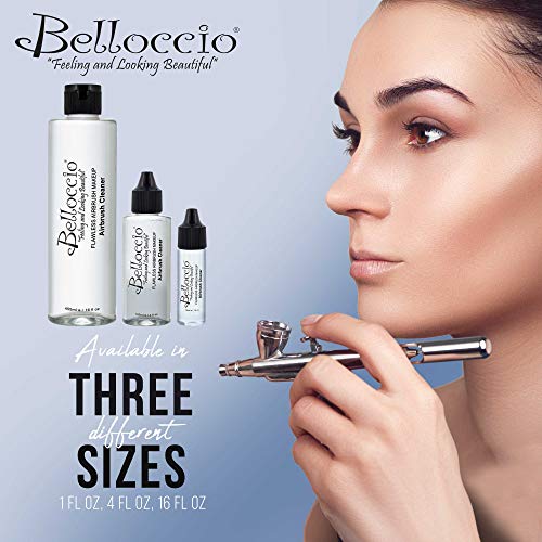 Belloccio Makeup Airbrush Cleaner Solution - 16 fl oz Bottle