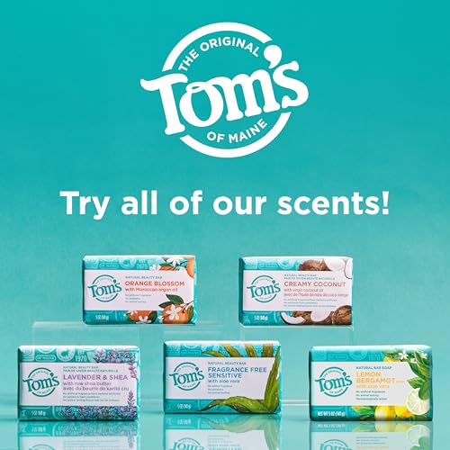 Tom's of Maine Natural Bar Soap Variety Pack, 5 oz (Pack of 4)