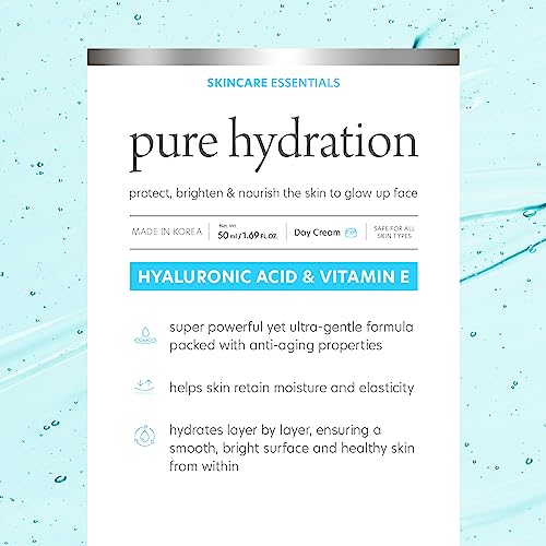 Hyaluronic Acid & Vitamin E Daily Face Moisturizer - 50ml